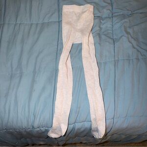 Kid’s White Opaque Tights / Hosiery